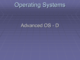 Advanced OS 04