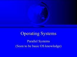 CS 3013 Operating Systems