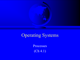 CS 502 Operating Systems