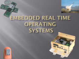 Embedded Real time OS
