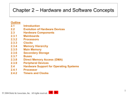Chapter 2: Hardware and Software Concepts