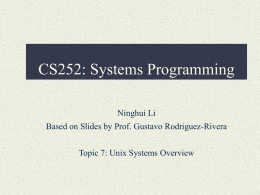 Operating Systems - Purdue University :: Computer Science