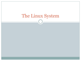 Unix,Linux,Ubuntu and Mobile os File