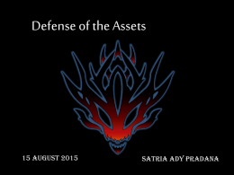 Defense of the Assets
