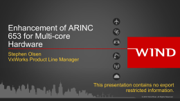 Enhancement of ARINC 653 for multicore processor