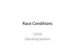 Race Conditions - monismith.info