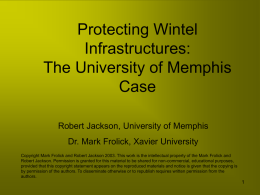 Protecting Wintel Infrastructures: The University of
