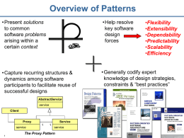 patternsx - Distributed Object Computing