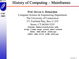 Mainframes - University of Connecticut