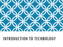 intro to technology powerpoint