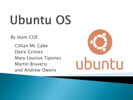 Ubuntu - Damian Gordon
