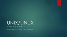 UNIX/LINUX