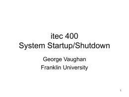 Presentation - Franklin University