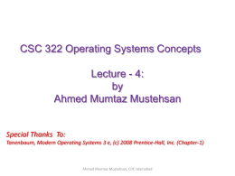 Tanenbaum, Modern Operating Systems 3 e, (c) 2008 Prentice