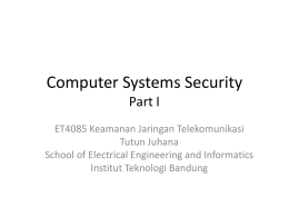 Computer Systems Security