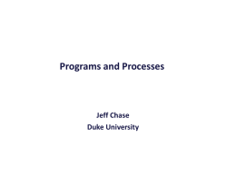 Programs - Duke University
