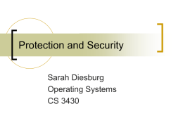Protections and Security