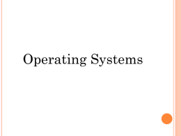 Operating System Lecture-1(02-02-2010)