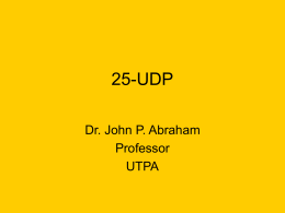 25-UDP - UTRGV Faculty Web