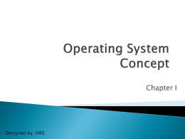 Operating System Concept