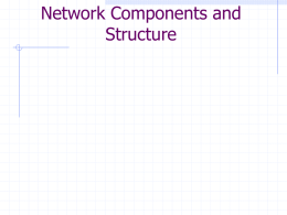 Network Components and Structure
