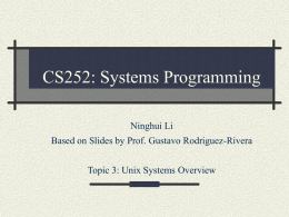 CS354: Operating Systems - Purdue University :: Computer Science