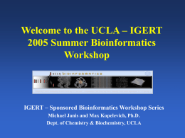 powerpoint slides (unix) - UCLA Chemistry and Biochemistry