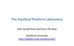 What is a Platform? - Stanford University