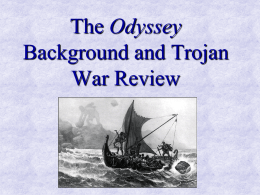 Greek Mythology and the Odyssey