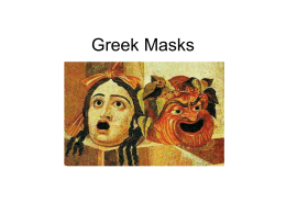 Greek Masks - Alliance Christine O'Donovan Middle Academy