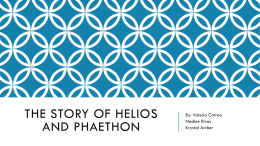 The story of helios and phaethon