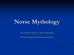 Norse Mythology - Valdosta State University