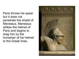 Aeneas in the Iliad