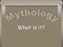 Why is Mythology IMPORTANT? Literature