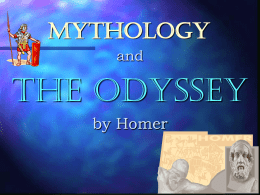 Mythology and The Odyssey PowerPoint