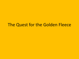 The Quest for the Golden Fleece
