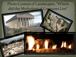 Photo Contest of Landscapes, “Where did the Mythological
