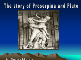 The story of Perserpina and Pluto - Planet