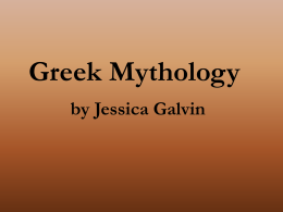 Greek Mythology by Jessica Galvin