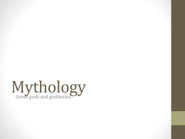 Mythology - Greer Middle College