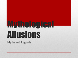 Mythological Allusions