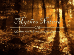 A Guide to Nature`s Fairies, Gods, and Goddesses