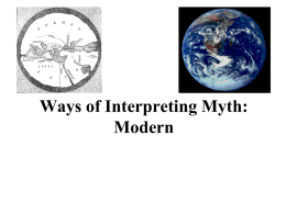 Modern Theories of Myth with Tantalus