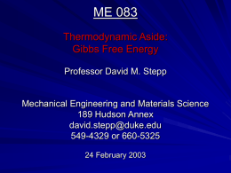 Professor David M. Stepp