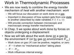 Laws of Thermodynamics - Ohio Wesleyan University