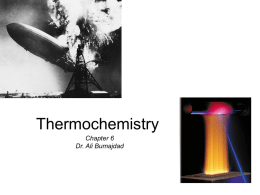 Thermochemistry - Kuwait University