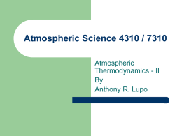 Atmospheric Science 4310 / 7310