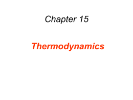 15 Thermodynamics