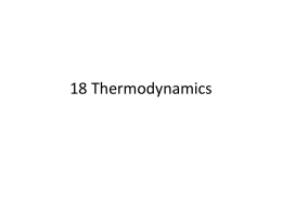 18 Thermodynamics