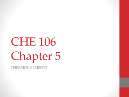 CHE 106 Chapter 5x